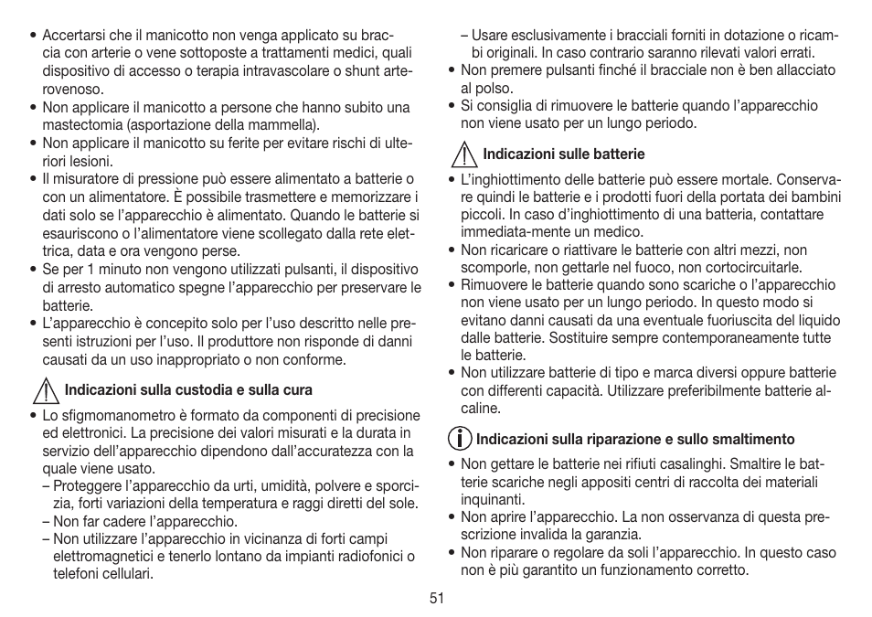 Beurer BM 70 User Manual | Page 51 / 100