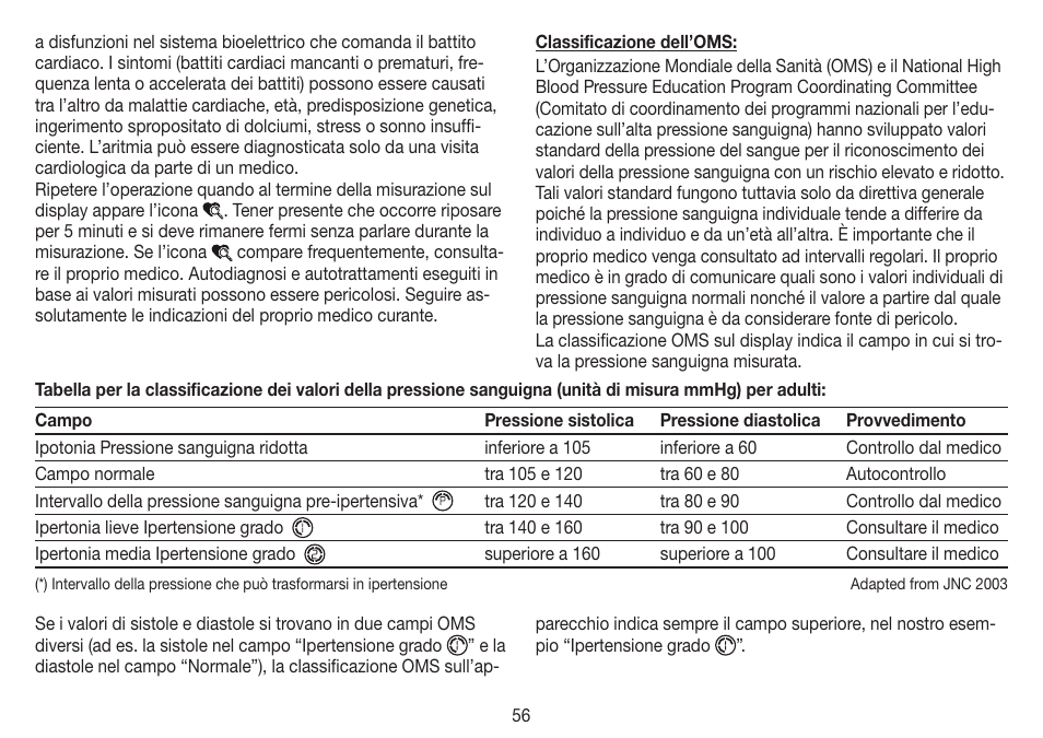 Beurer BM 70 User Manual | Page 56 / 100
