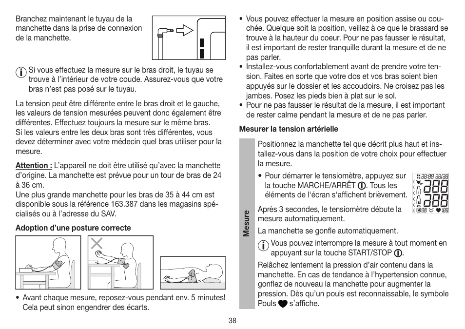 Beurer BM 75 User Manual | Page 38 / 128