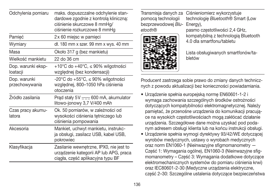 Beurer BM 85 User Manual | Page 136 / 144