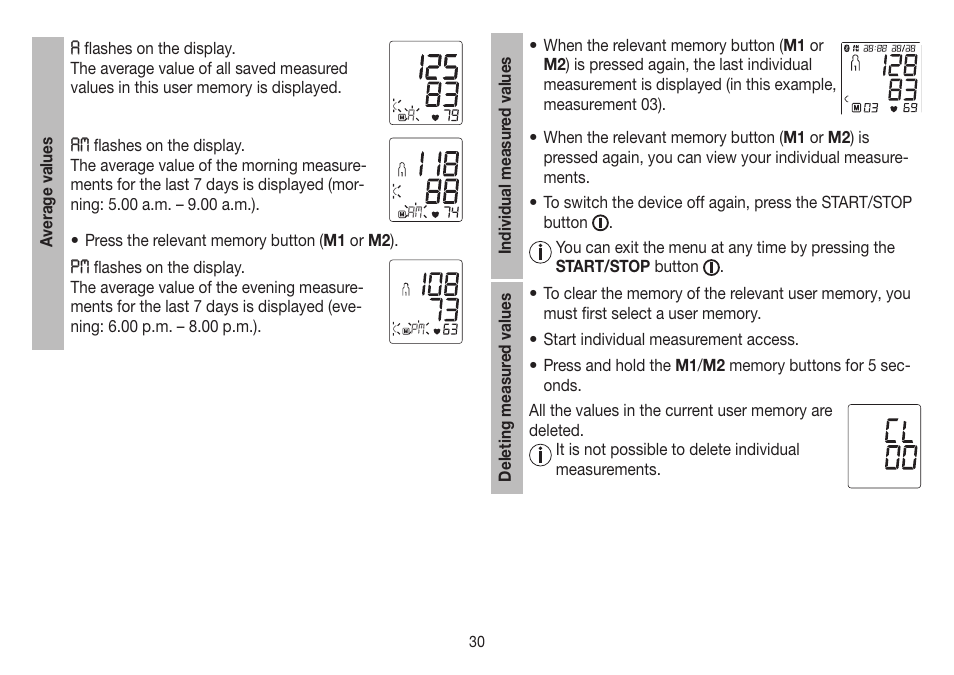 Beurer BM 85 User Manual | Page 30 / 144