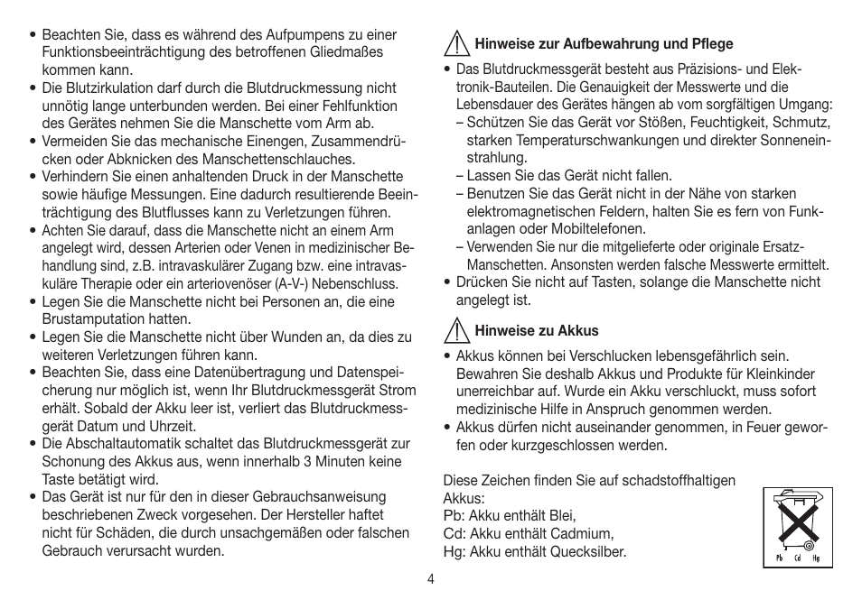 Beurer BM 85 User Manual | Page 4 / 144