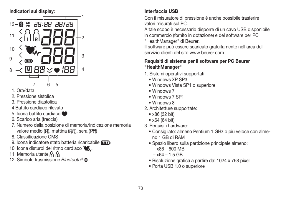 Beurer BM 85 User Manual | Page 73 / 144