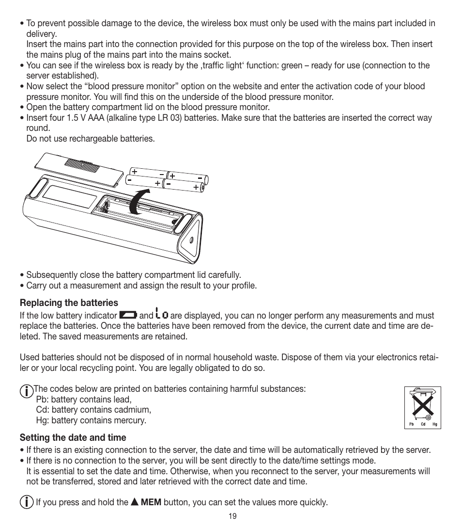 Beurer BM 90 User Manual | Page 19 / 104