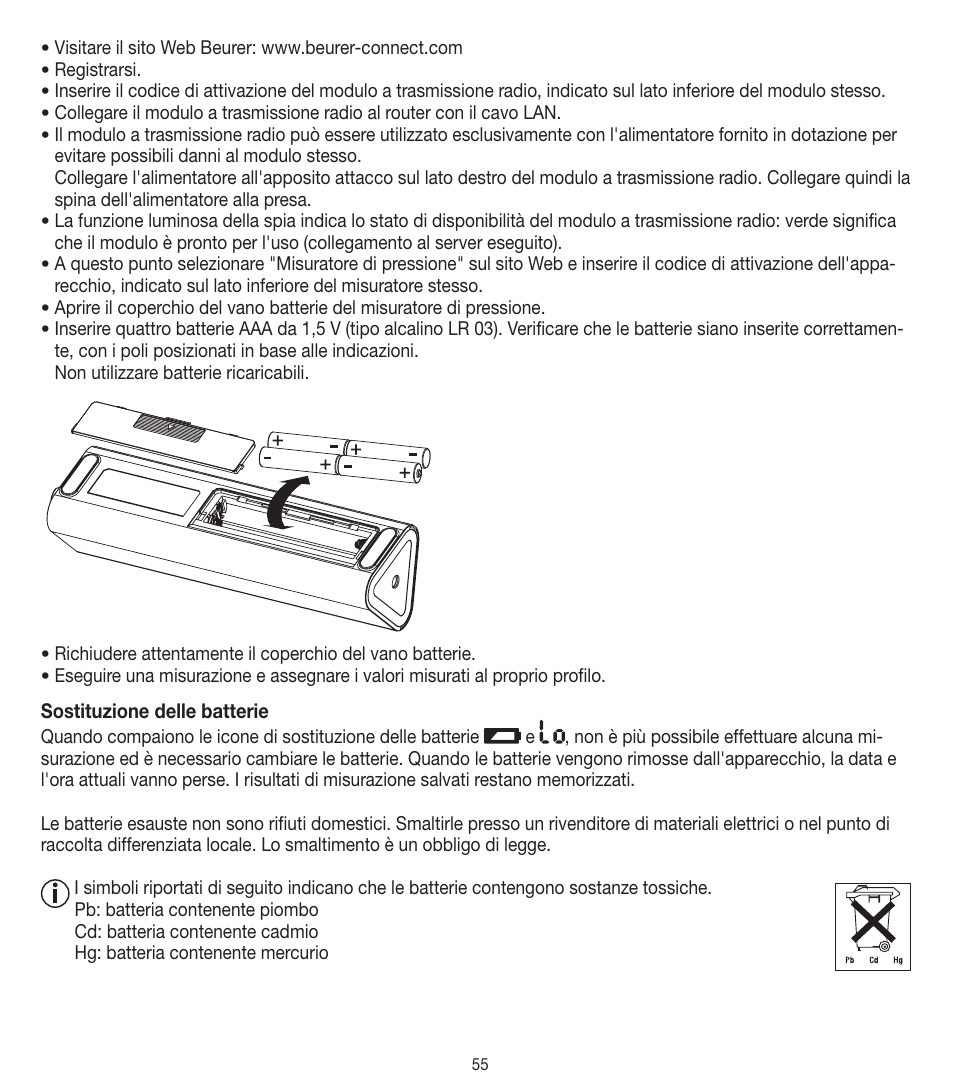 Beurer BM 90 User Manual | Page 55 / 104