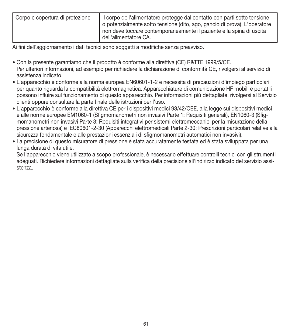 Beurer BM 90 User Manual | Page 61 / 104