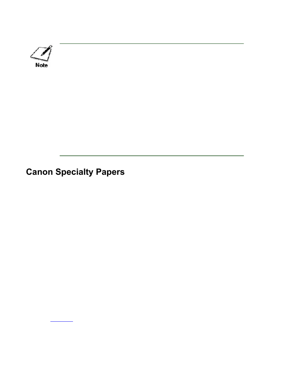 Canon specialty papers | Canon BJC-80 User Manual | Page 7 / 101