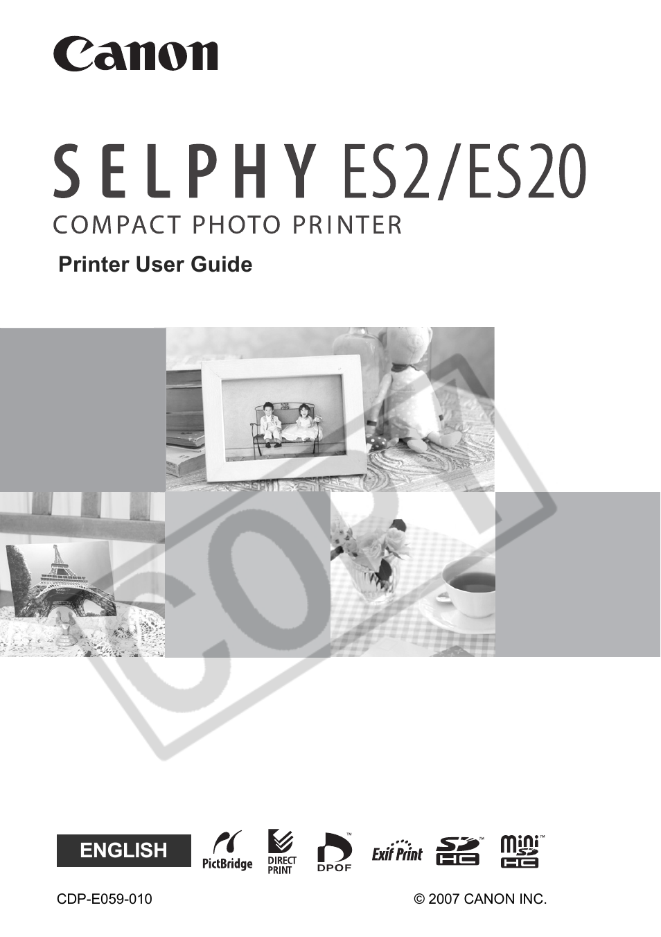 Canon SELPHY ES2 User Manual | 103 pages