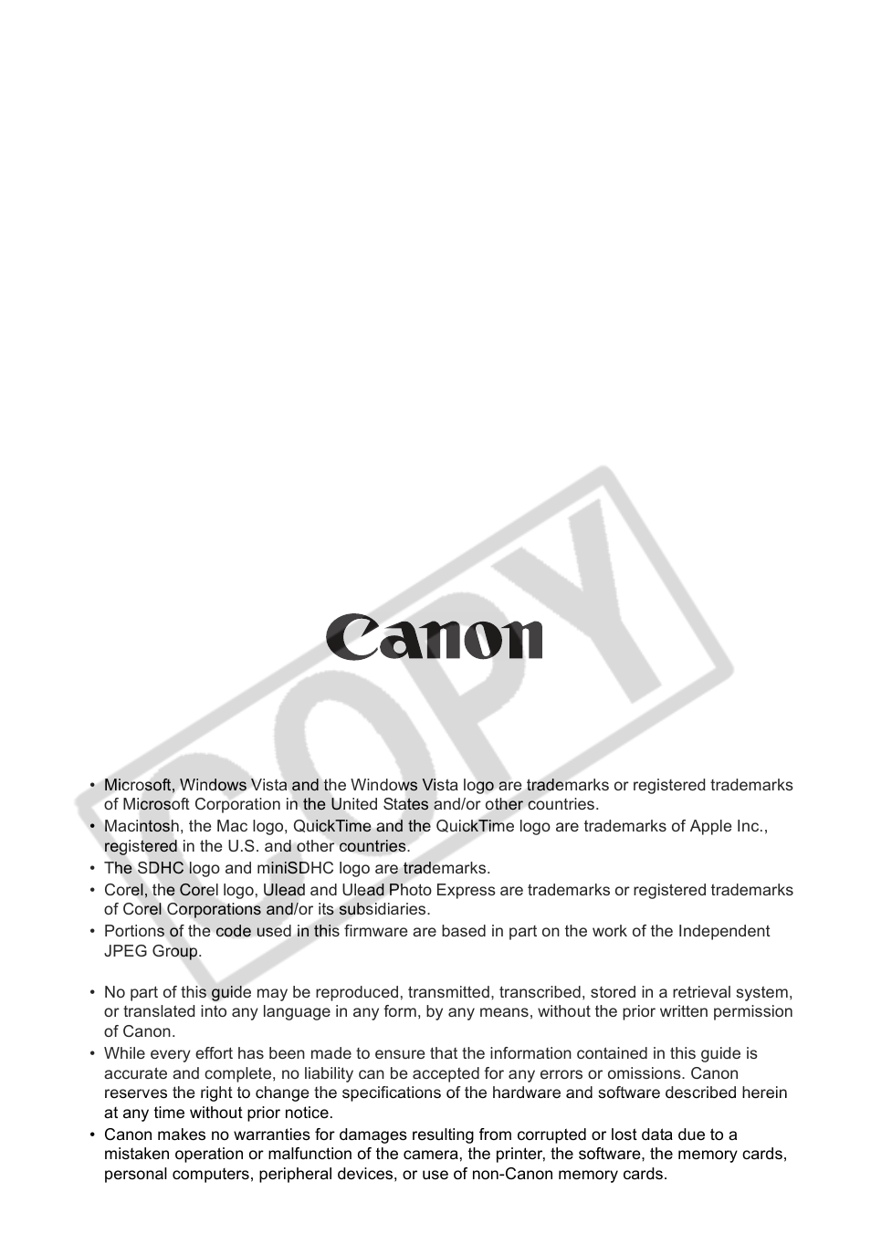 Canon SELPHY ES2 User Manual | Page 103 / 103