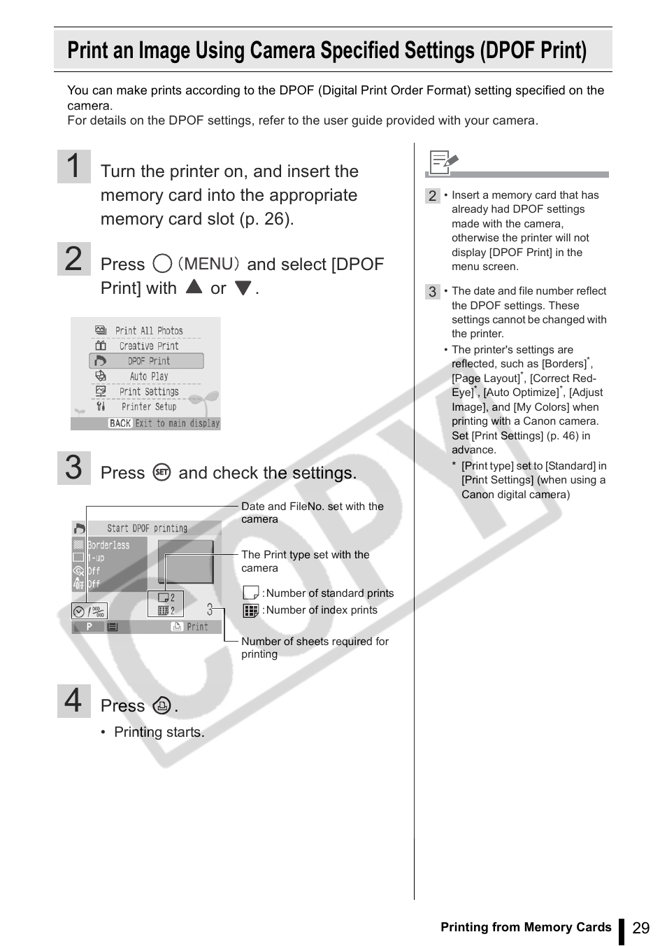 Canon SELPHY ES2 User Manual | Page 29 / 103