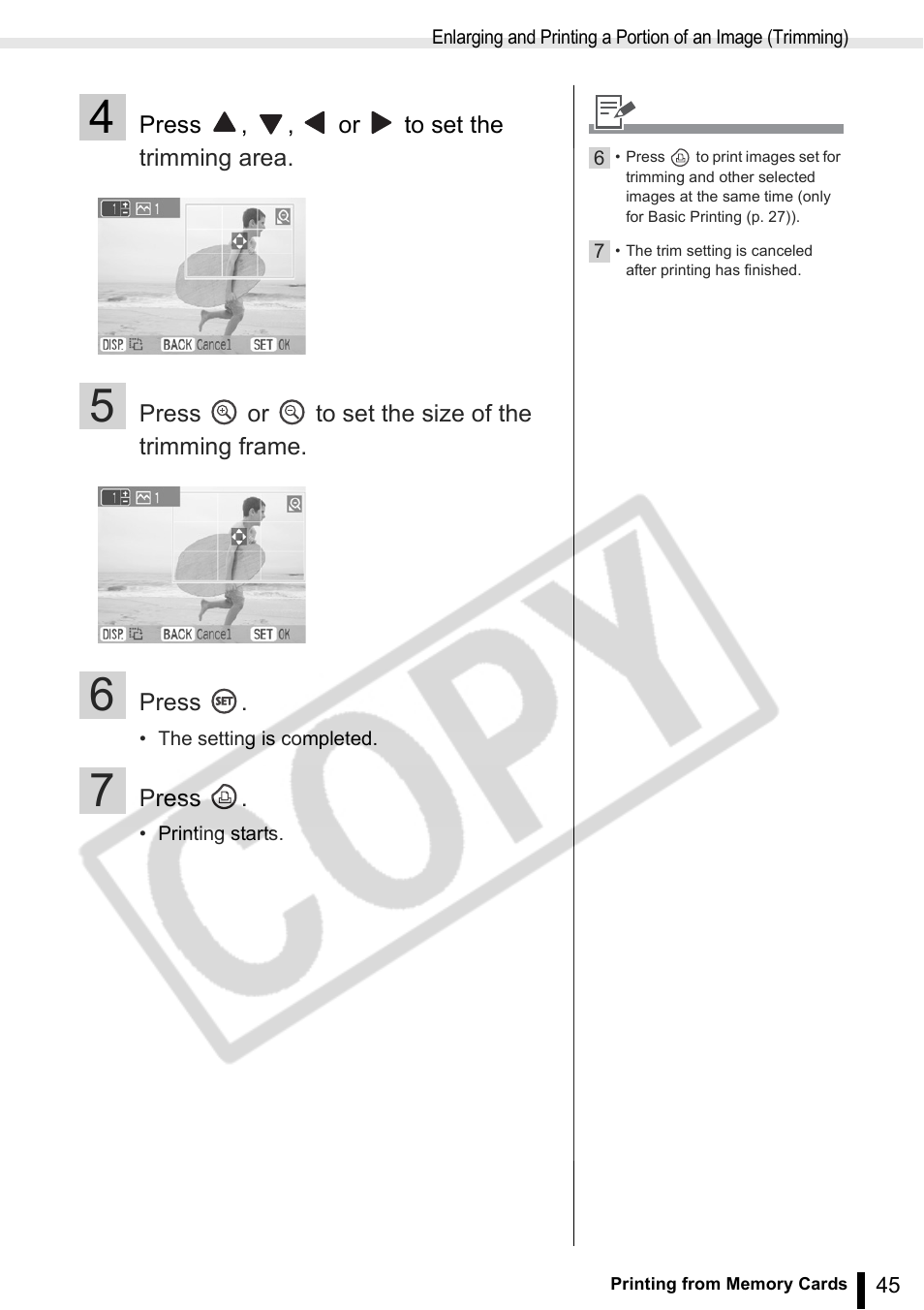 Canon SELPHY ES2 User Manual | Page 45 / 103