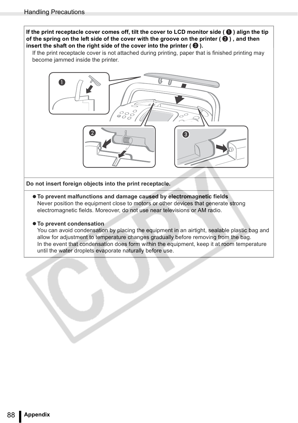 Canon SELPHY ES2 User Manual | Page 88 / 103