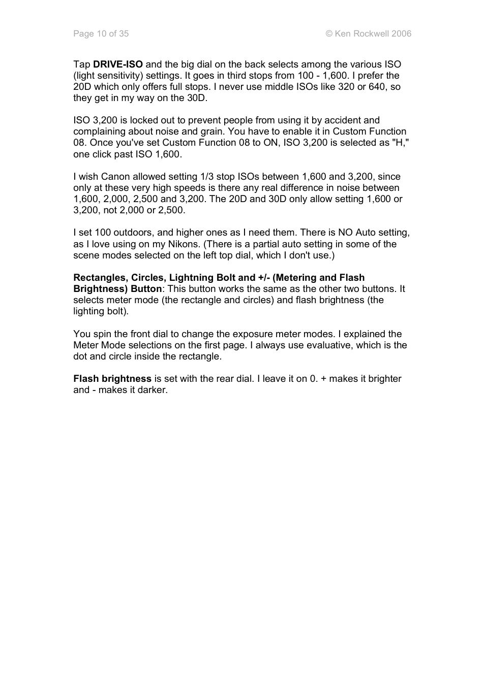 Canon 30D User Manual | Page 10 / 35