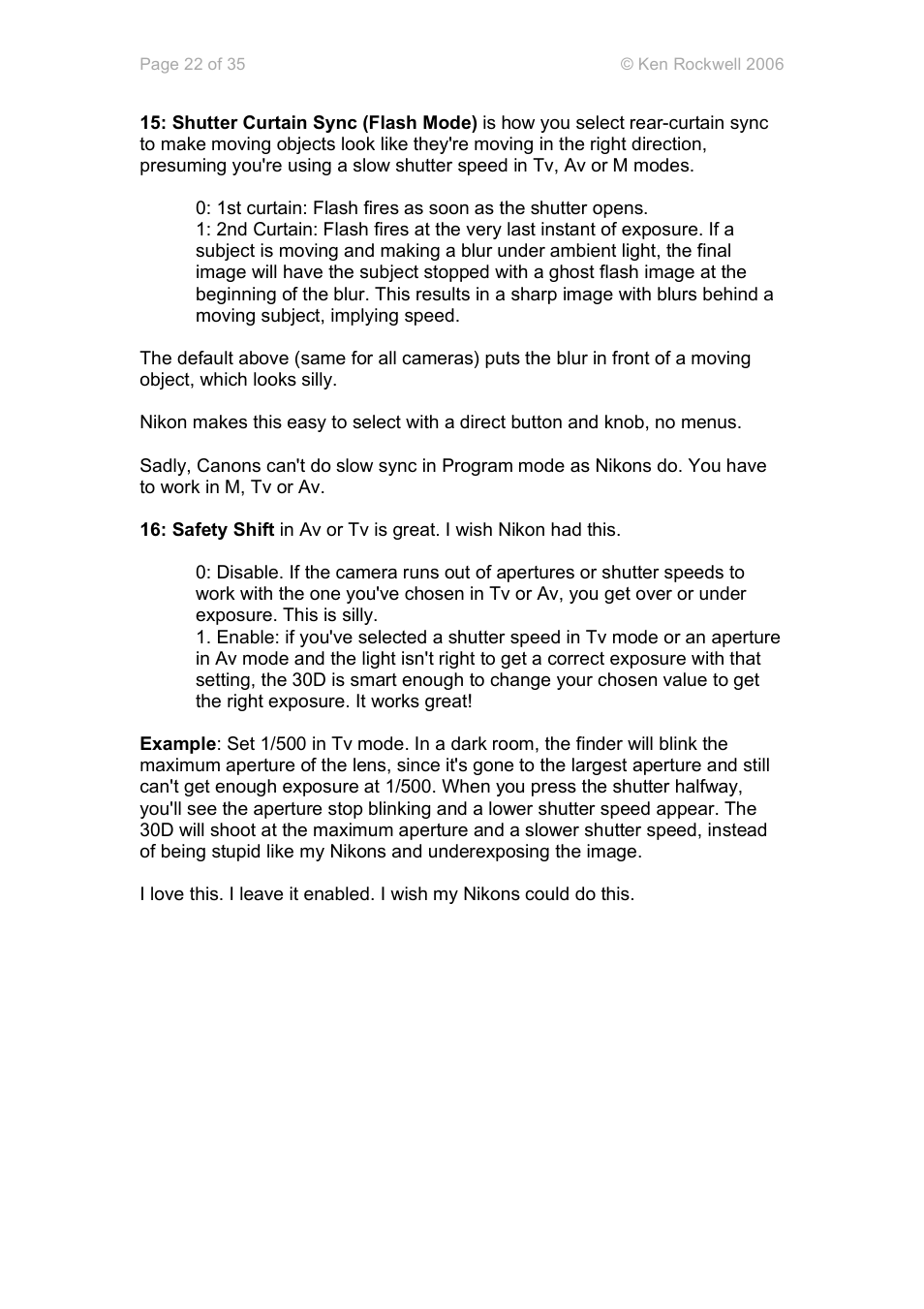 Canon 30D User Manual | Page 22 / 35