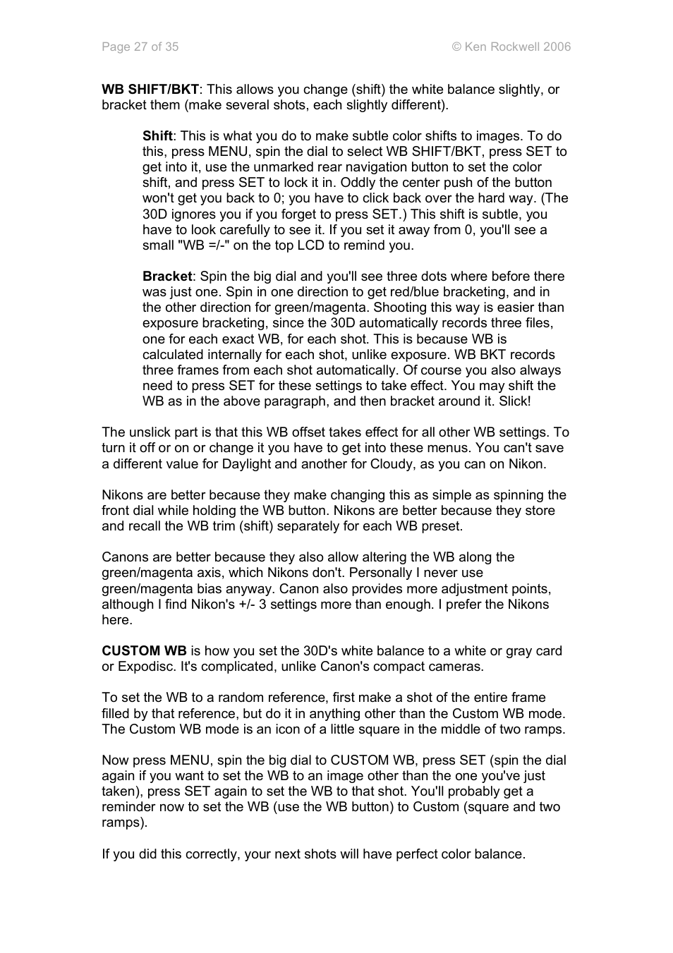 Canon 30D User Manual | Page 27 / 35