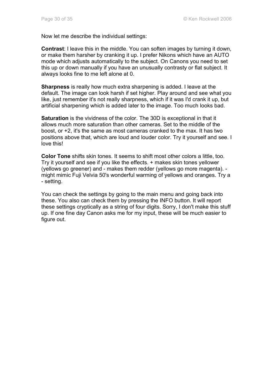 Canon 30D User Manual | Page 30 / 35
