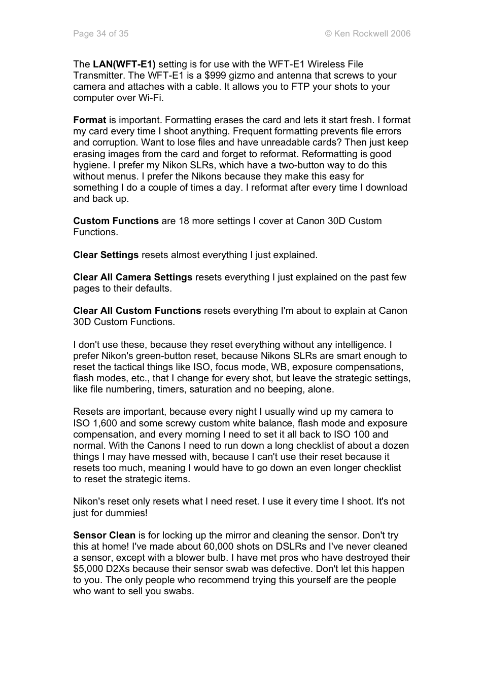 Canon 30D User Manual | Page 34 / 35