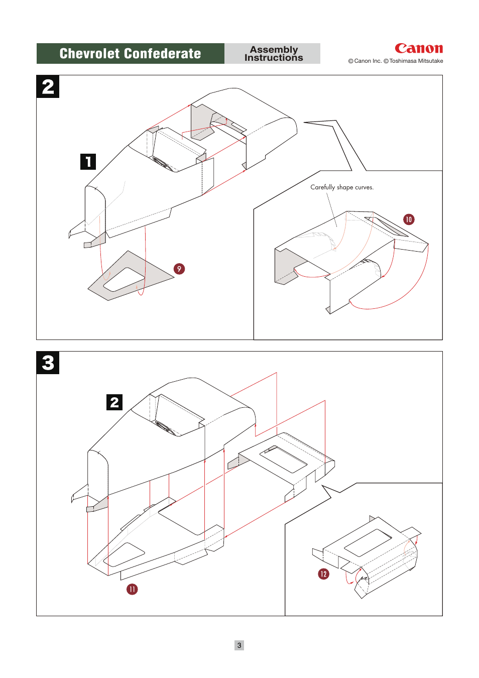 Chevrolet confederate | Canon Deluxe Sports Roadster 1 User Manual | Page 3 / 6