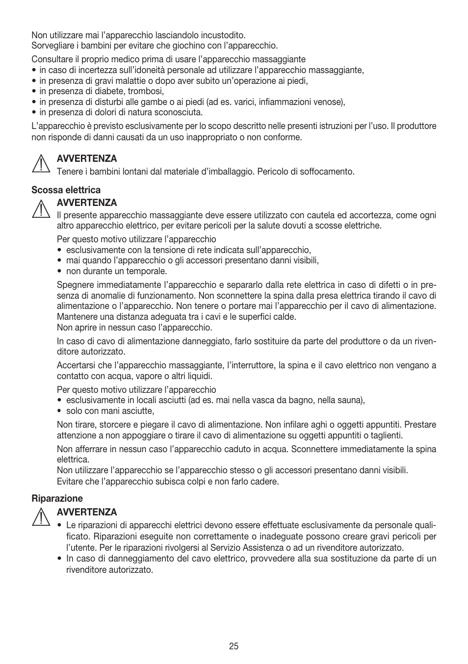 Beurer FM 60 User Manual | Page 25 / 44