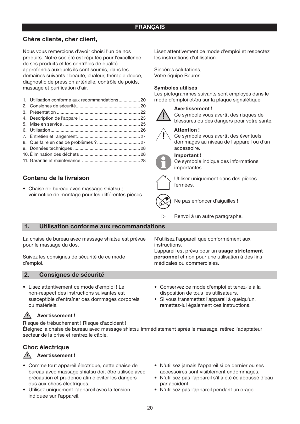 Beurer MC 2000 User Manual | Page 20 / 76