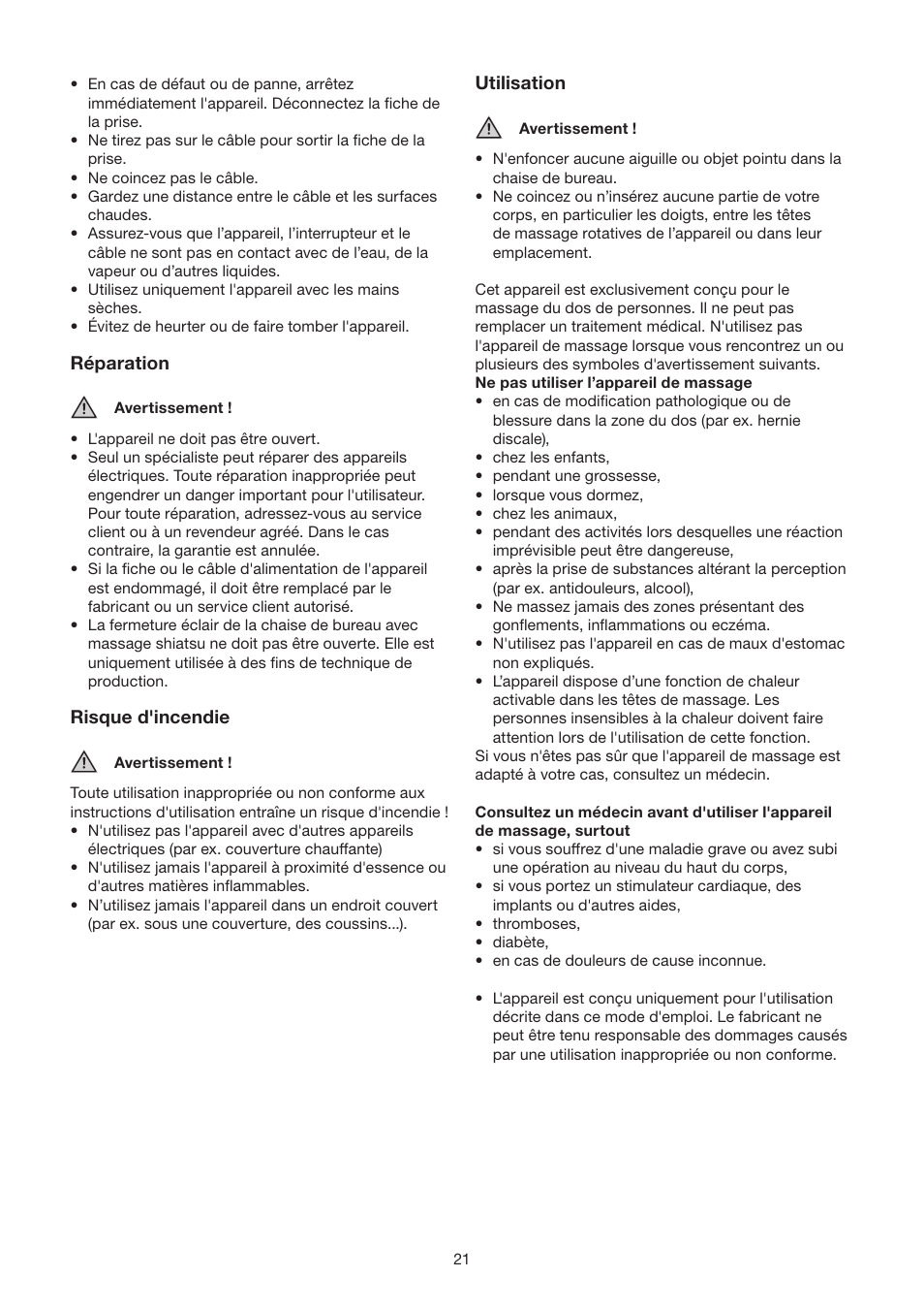 Beurer MC 2000 User Manual | Page 21 / 76