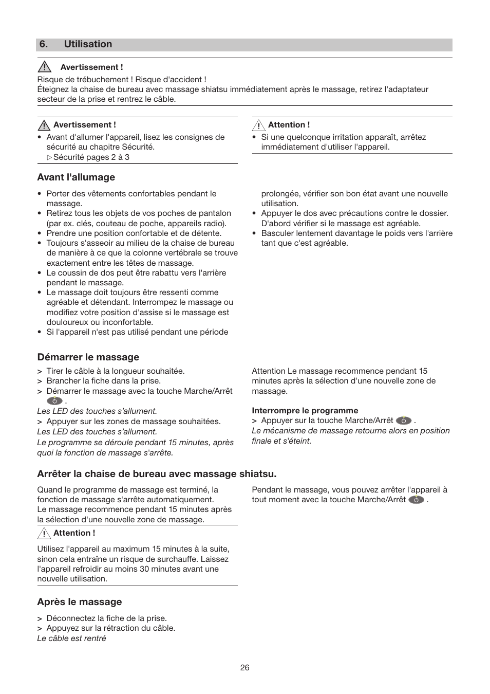 Beurer MC 2000 User Manual | Page 26 / 76
