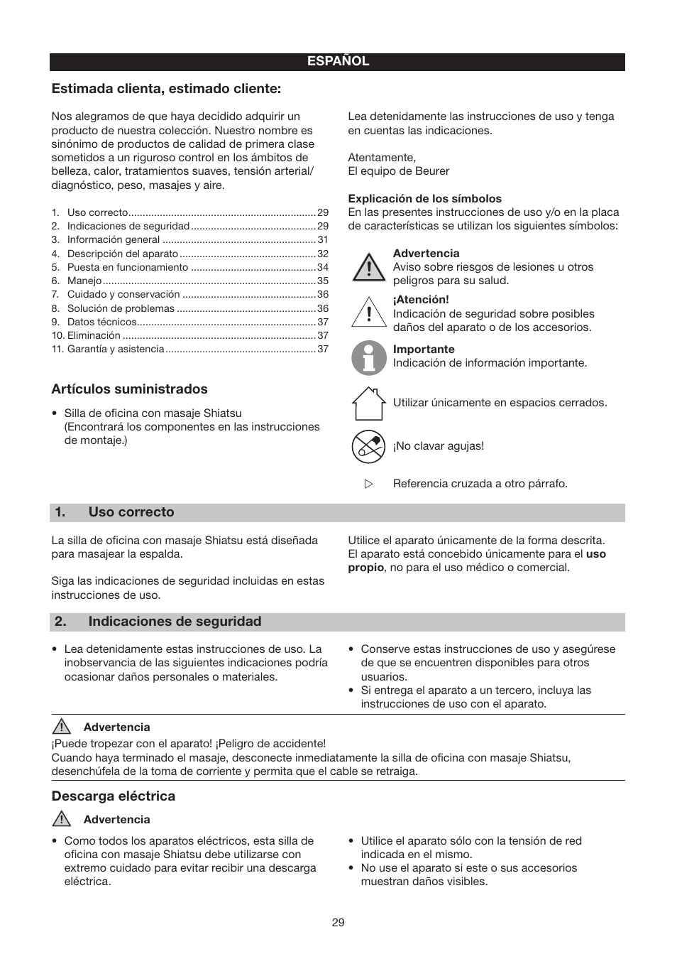 Beurer MC 2000 User Manual | Page 29 / 76