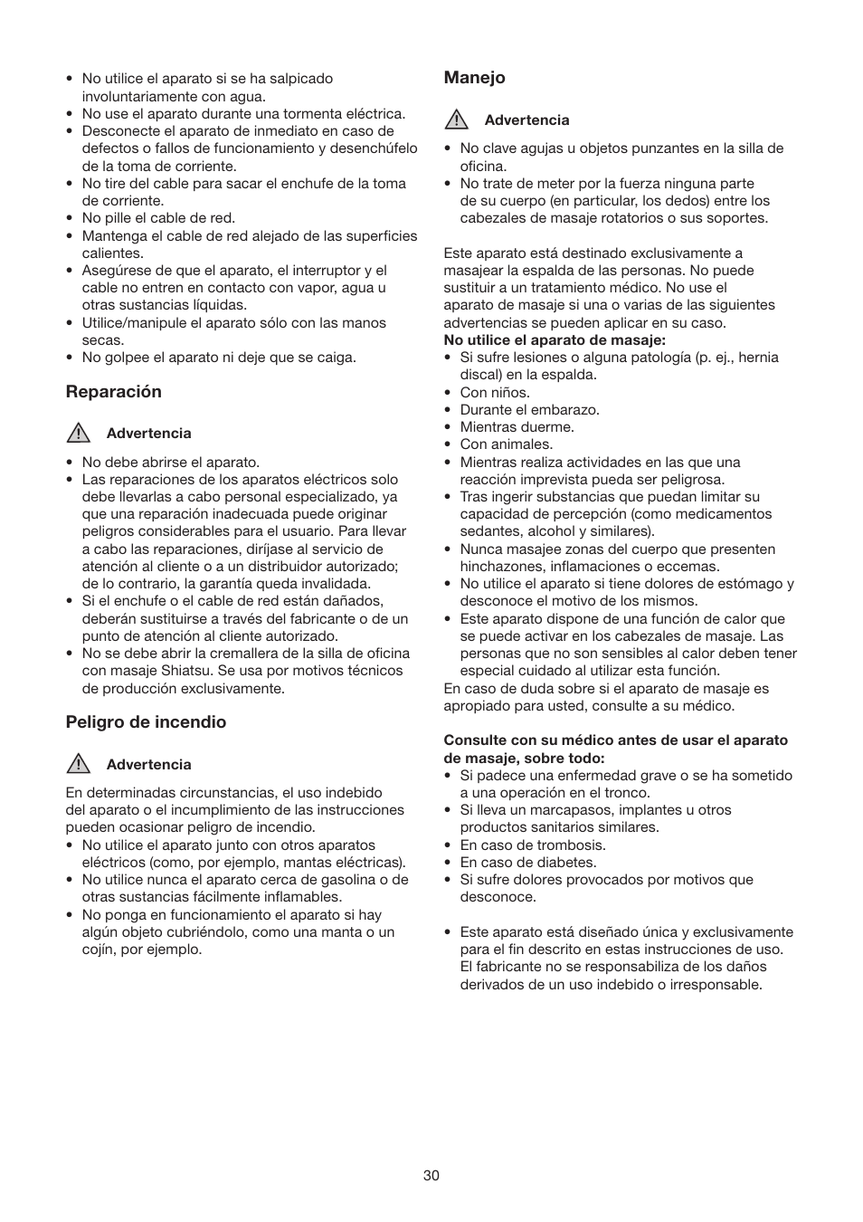 Beurer MC 2000 User Manual | Page 30 / 76