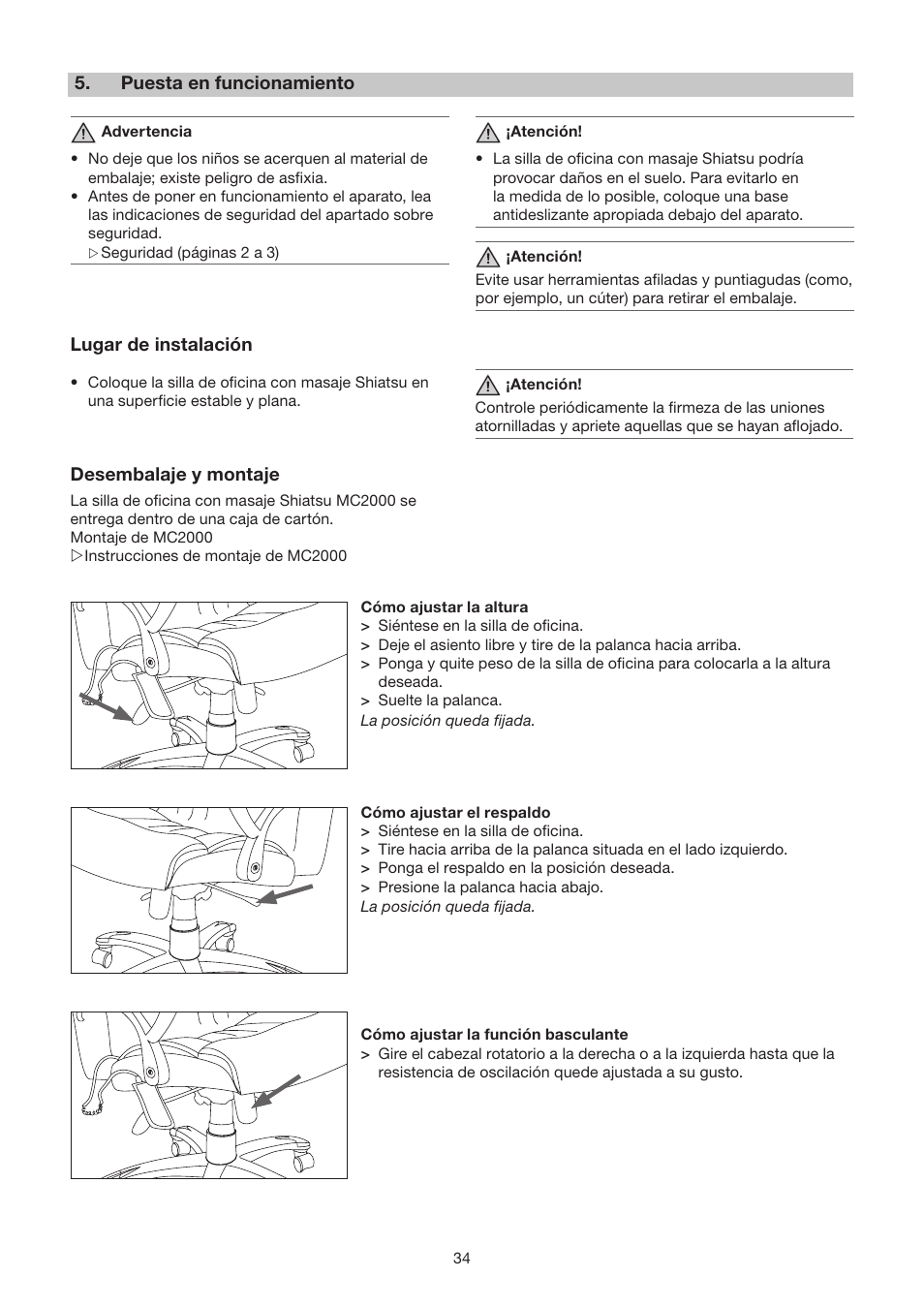 Beurer MC 2000 User Manual | Page 34 / 76