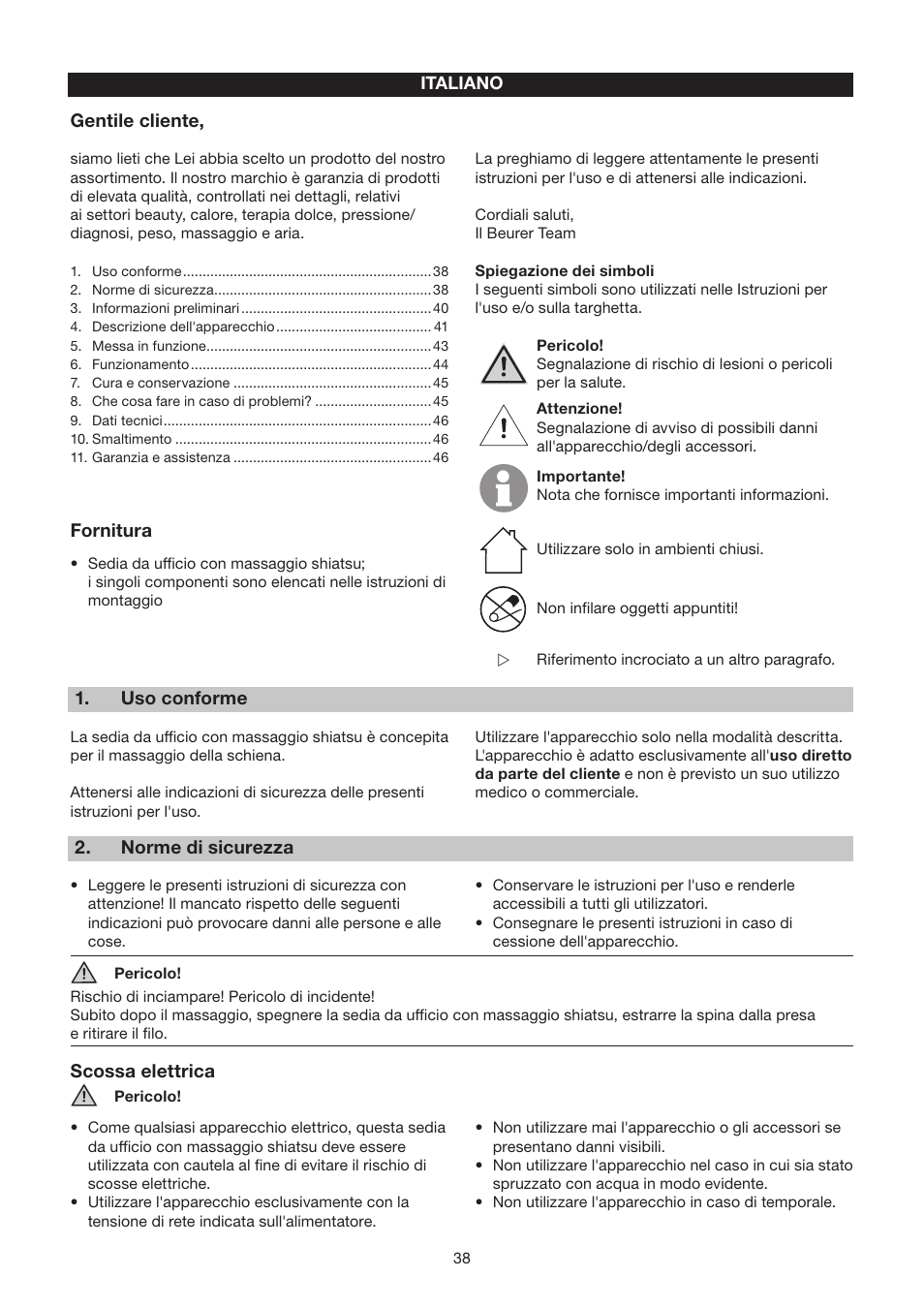 Beurer MC 2000 User Manual | Page 38 / 76