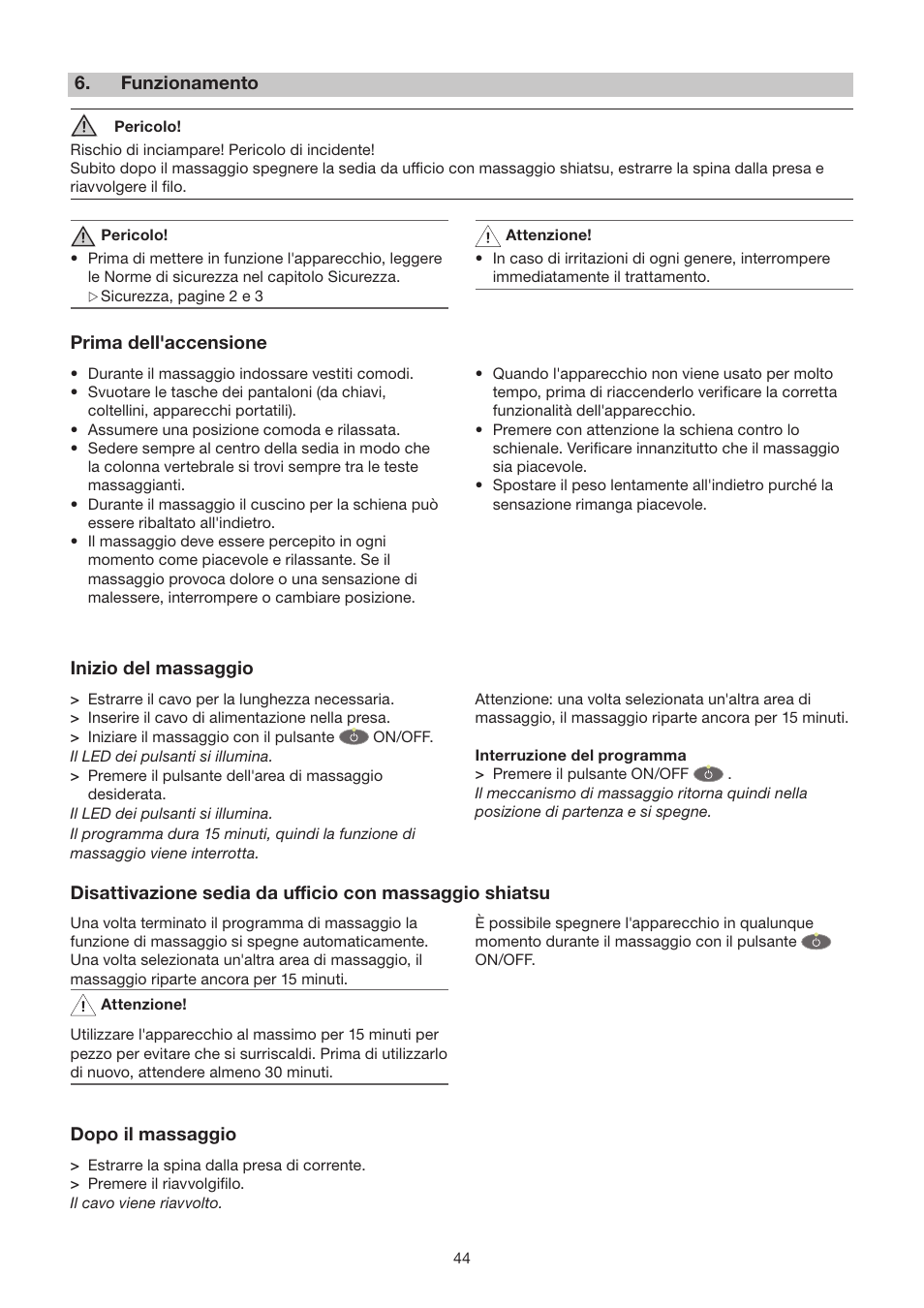 Beurer MC 2000 User Manual | Page 44 / 76