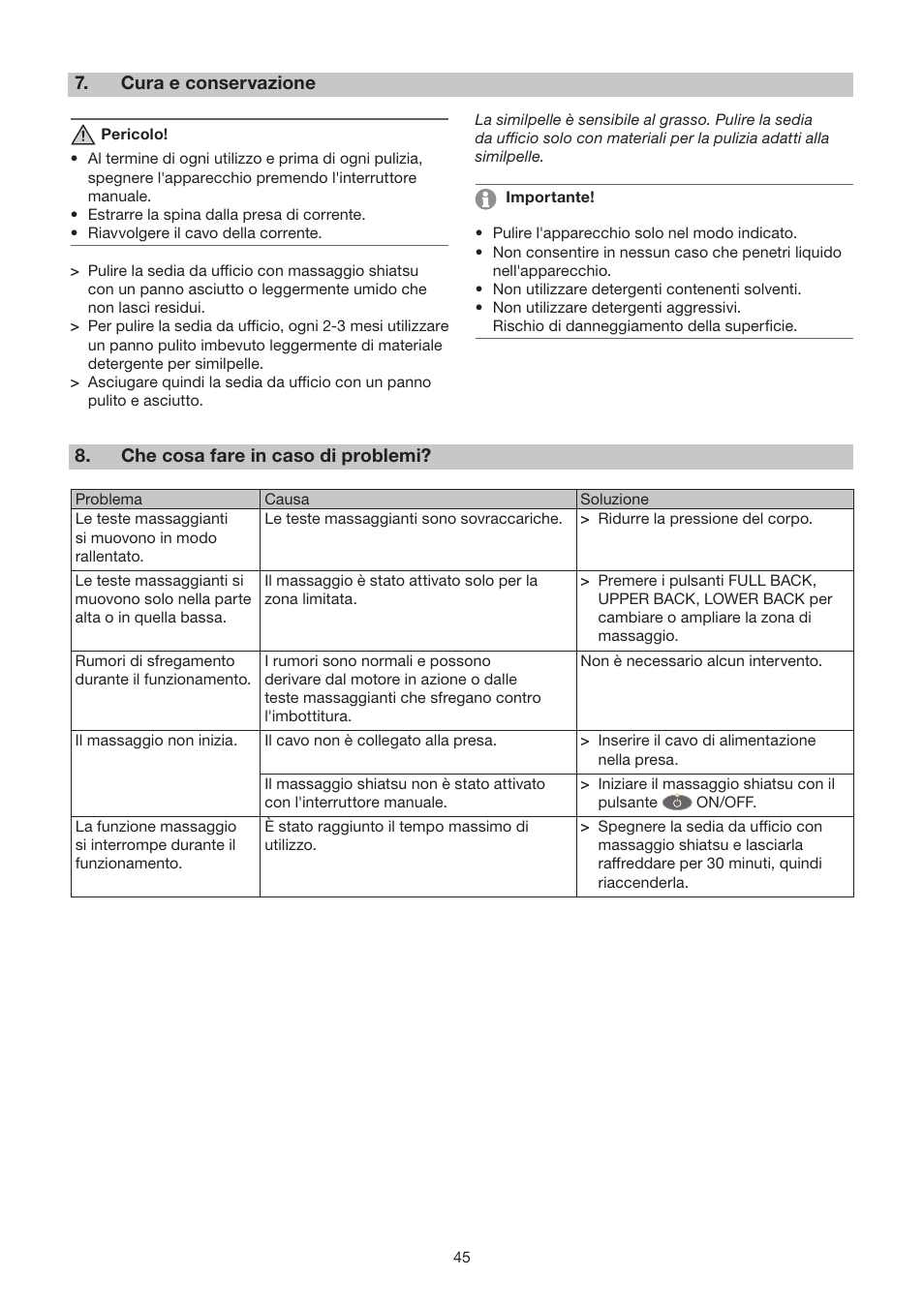 Beurer MC 2000 User Manual | Page 45 / 76