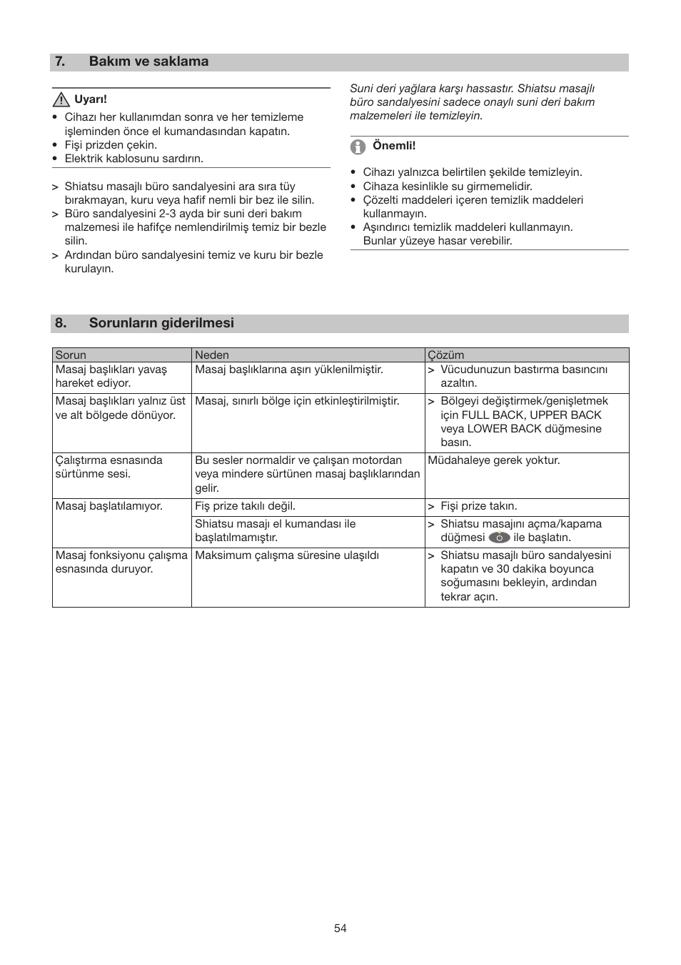 Beurer MC 2000 User Manual | Page 54 / 76