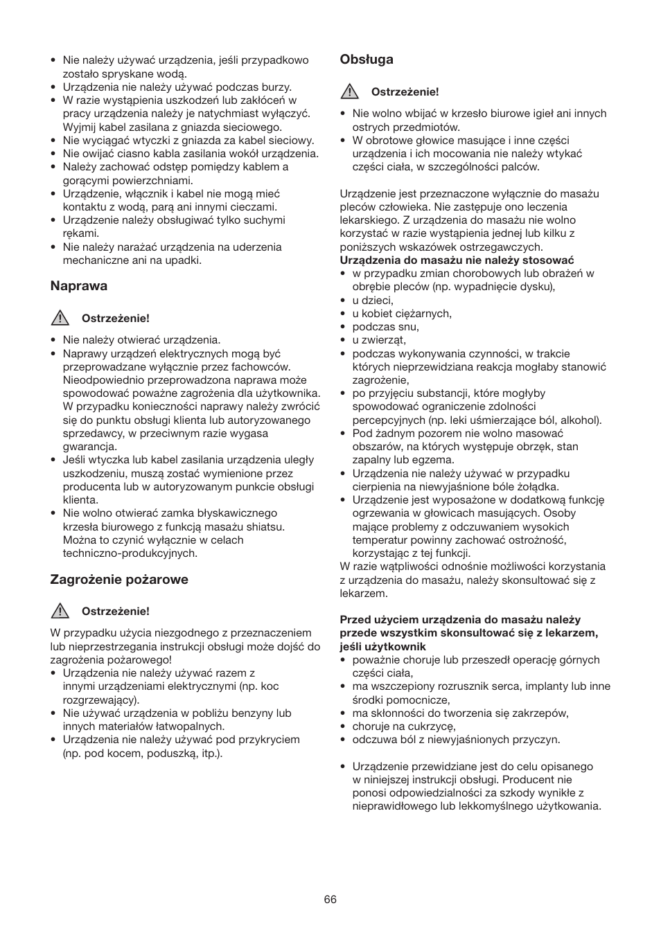 Beurer MC 2000 User Manual | Page 66 / 76