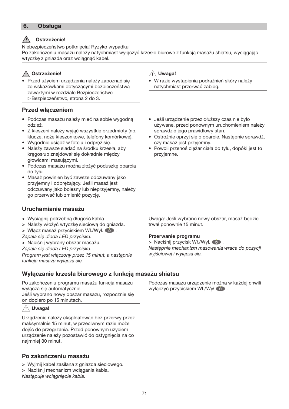 Beurer MC 2000 User Manual | Page 71 / 76