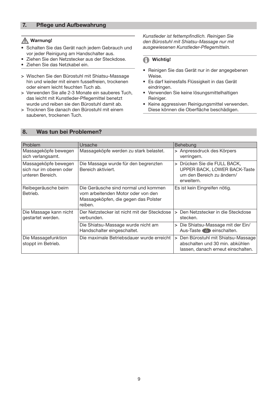 Beurer MC 2000 User Manual | Page 9 / 76