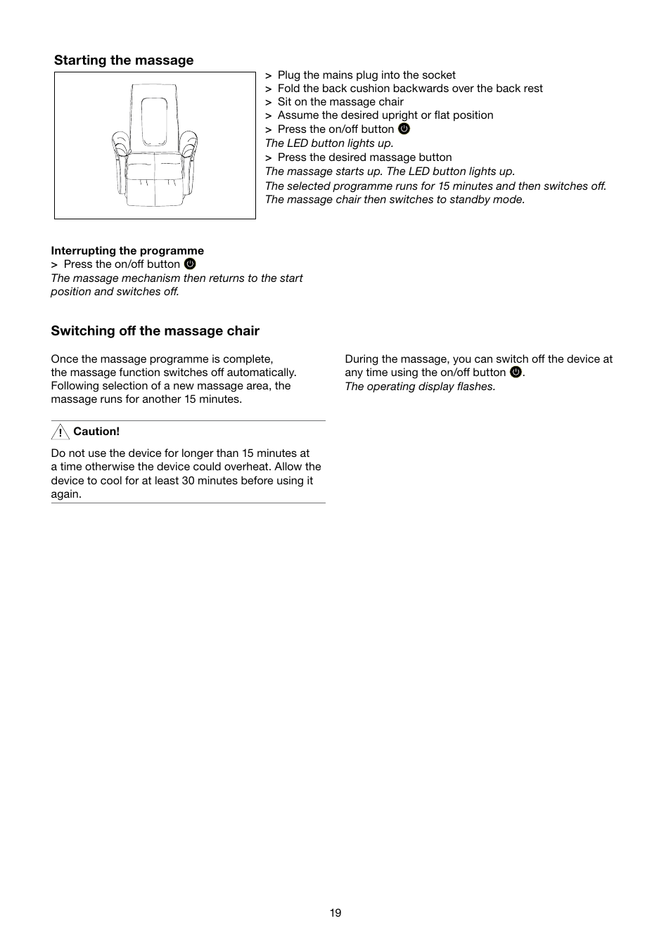 Beurer MC 3000 User Manual | Page 19 / 84