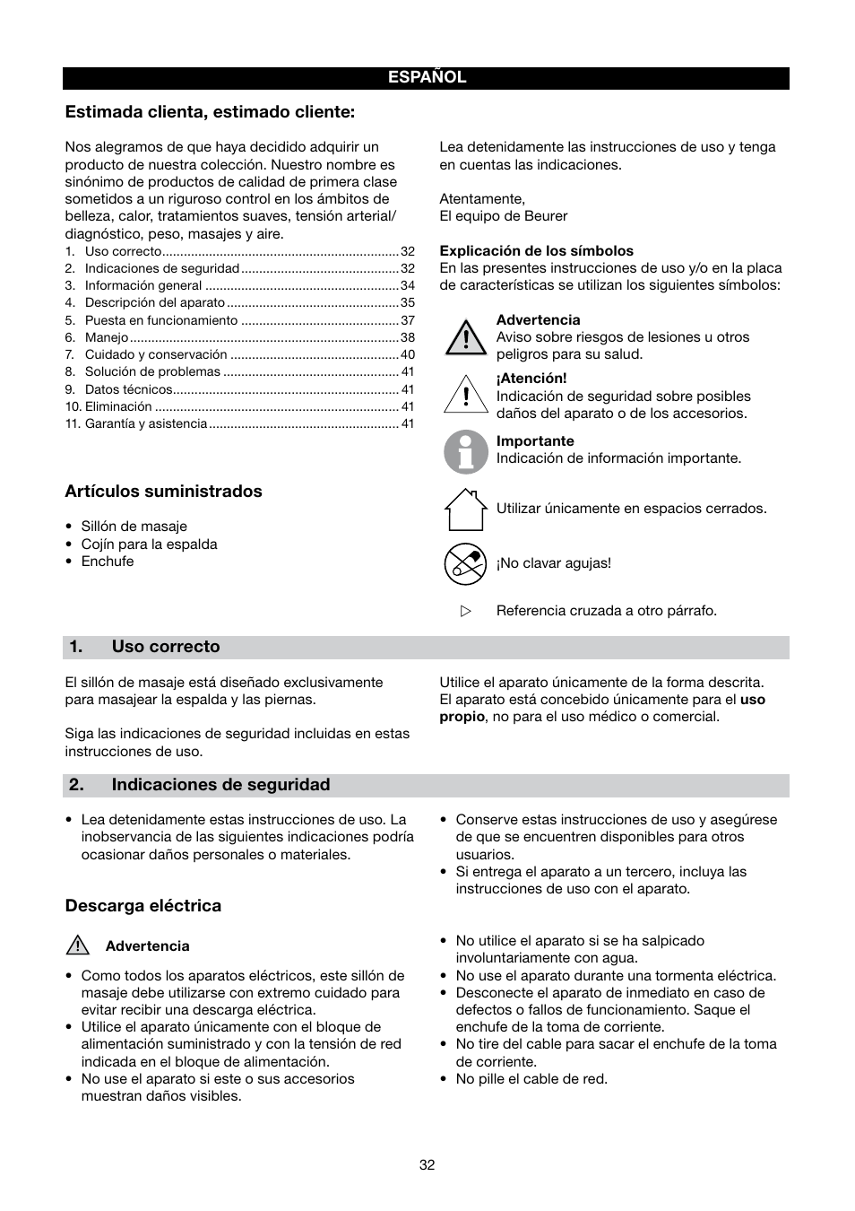 Beurer MC 3000 User Manual | Page 32 / 84