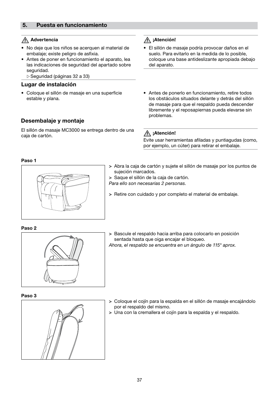 Beurer MC 3000 User Manual | Page 37 / 84
