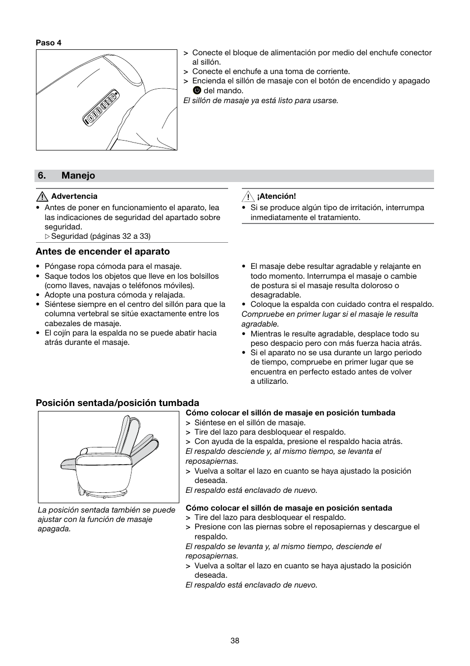 Beurer MC 3000 User Manual | Page 38 / 84