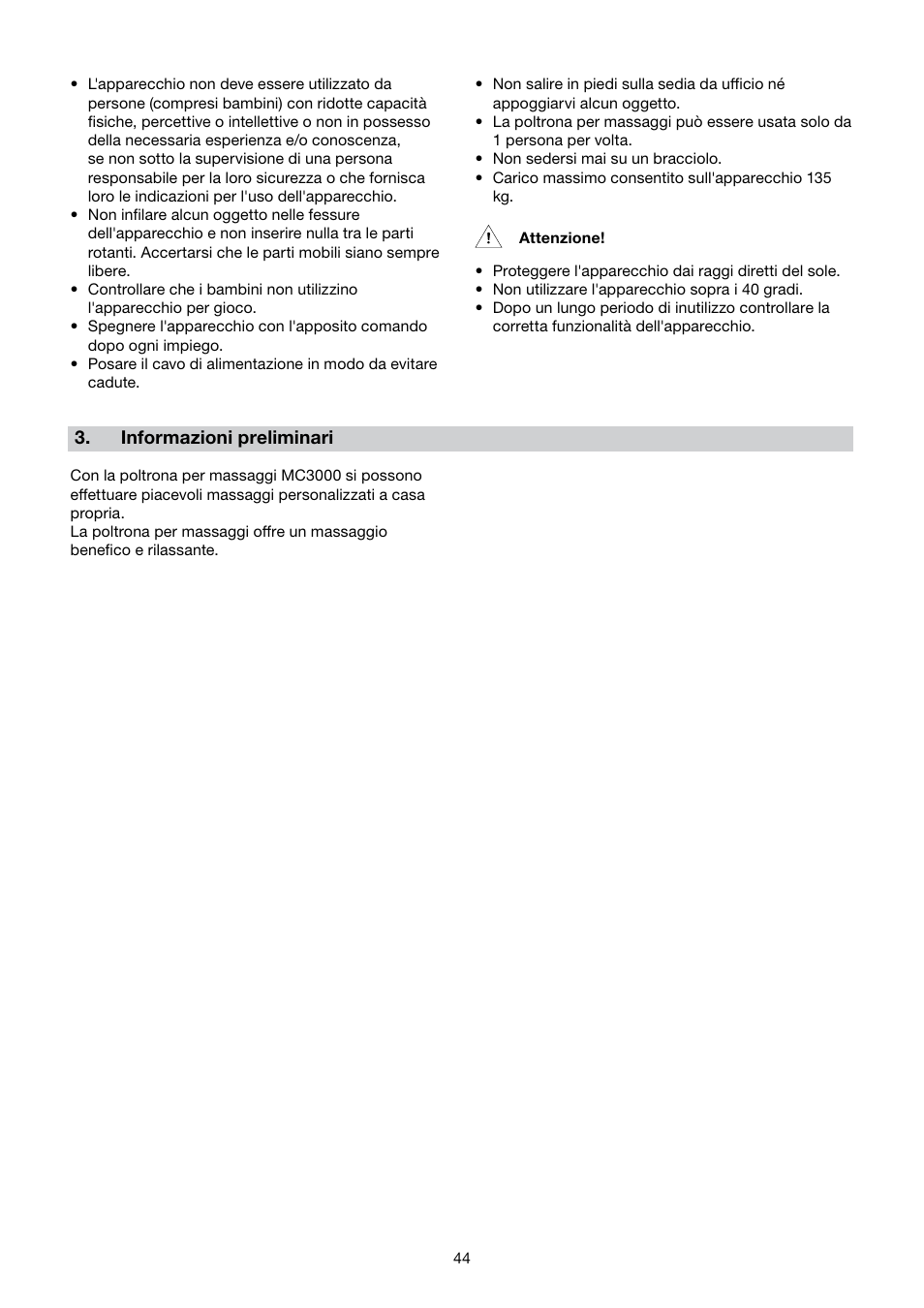 Beurer MC 3000 User Manual | Page 44 / 84