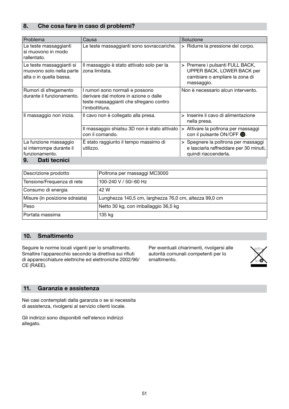 Beurer MC 3000 User Manual | Page 51 / 84