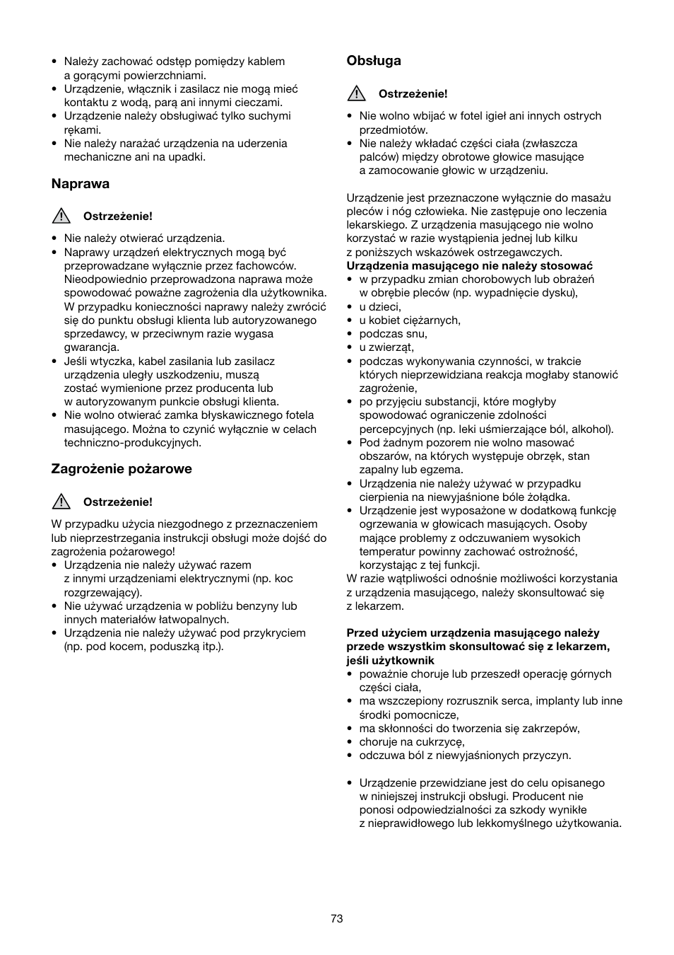 Beurer MC 3000 User Manual | Page 73 / 84