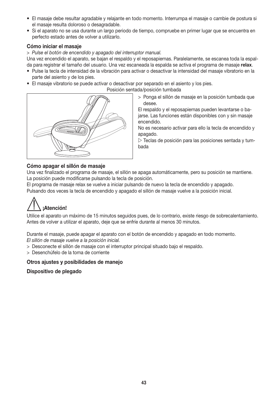 Beurer MC 3800 User Manual | Page 43 / 92