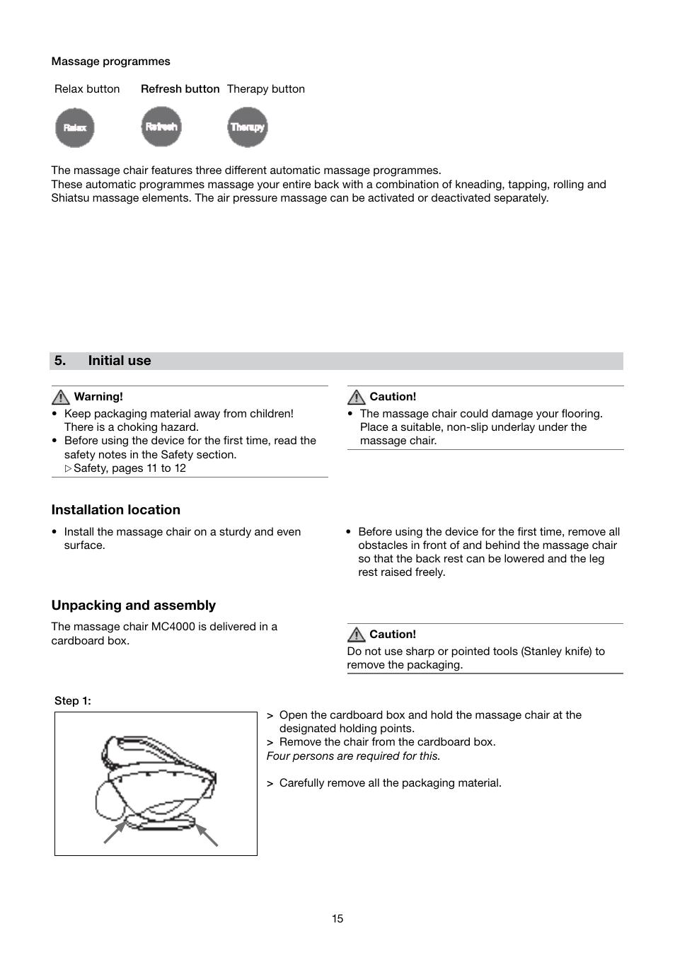 Beurer MC 4000 User Manual | Page 15 / 76