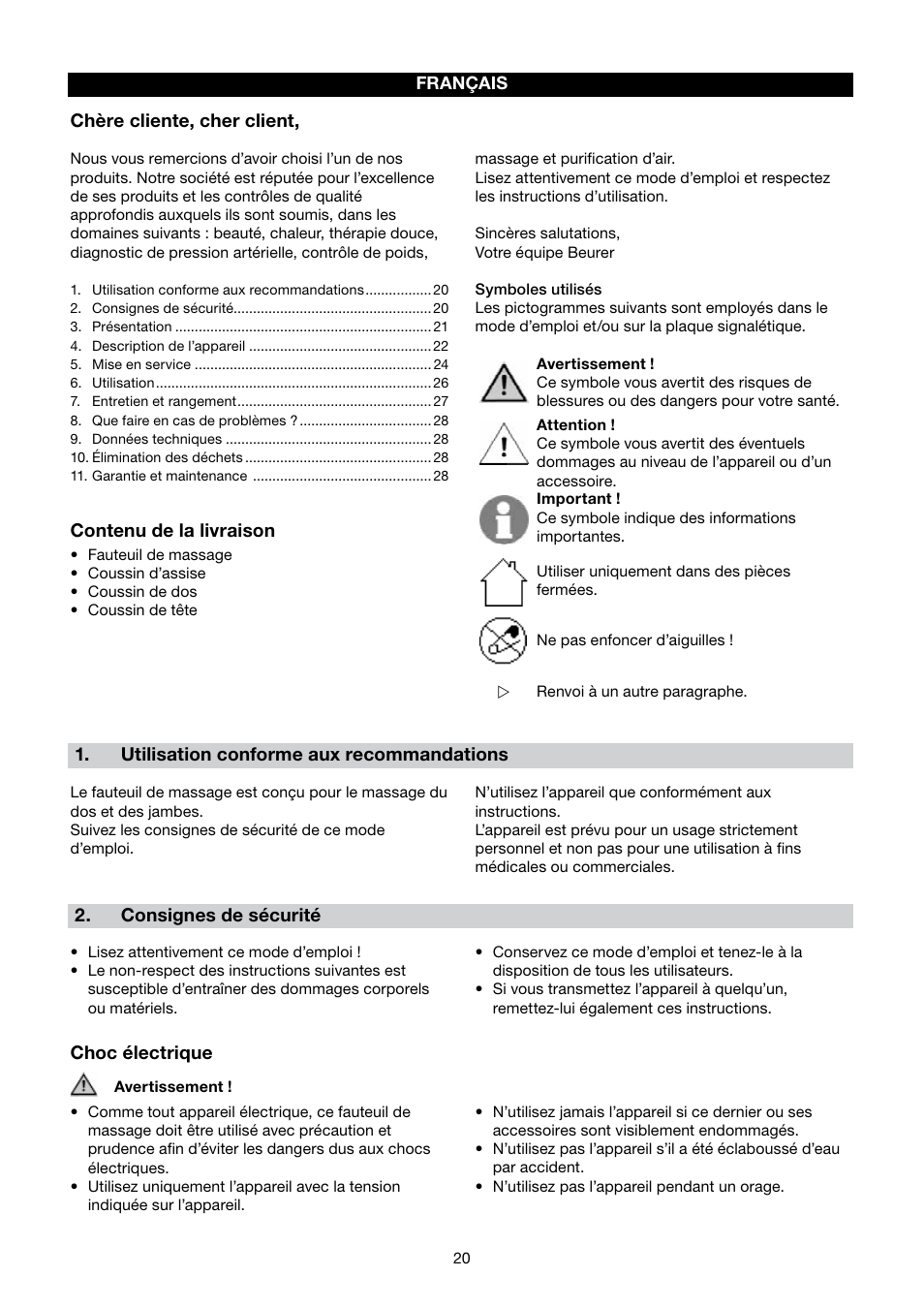 Beurer MC 4000 User Manual | Page 20 / 76