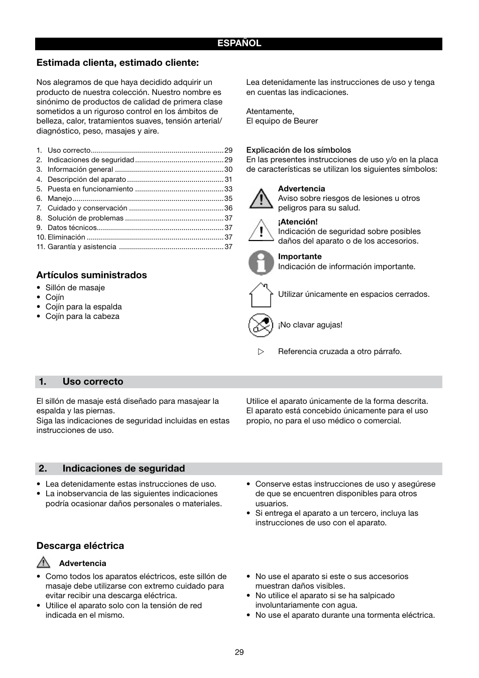 Beurer MC 4000 User Manual | Page 29 / 76