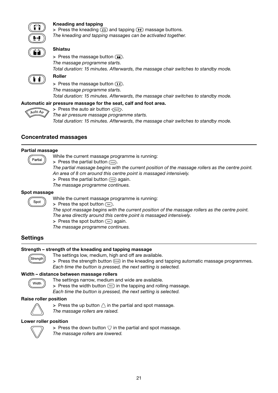 Beurer MC 5000 User Manual | Page 21 / 108