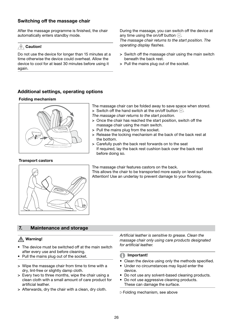 Beurer MC 5000 User Manual | Page 26 / 108