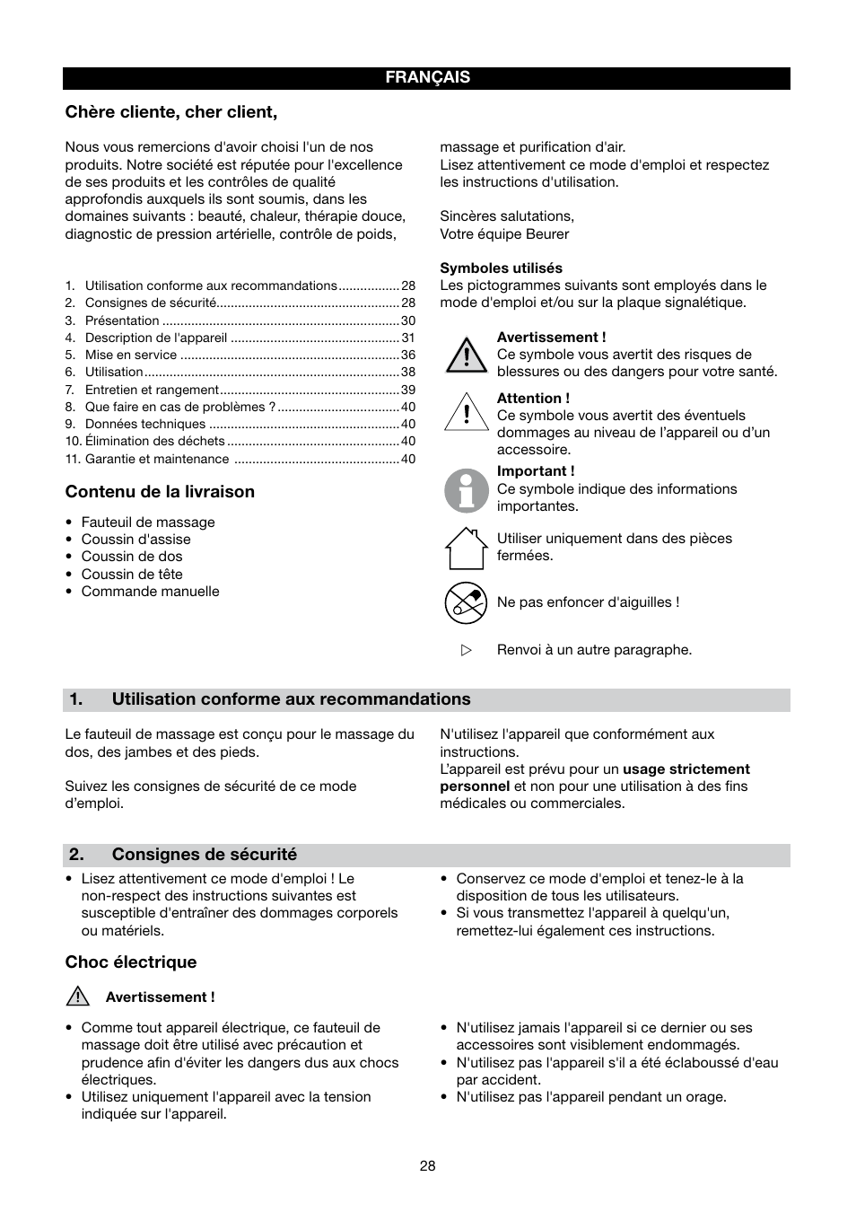 Beurer MC 5000 User Manual | Page 28 / 108